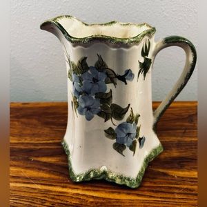 Vintage 1950s Pitcher, Vase from the Cash Family Pottery Makers Mark Erwin TN